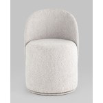 Пуф Loreen вращающийся букле светло-серый