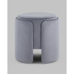 Пуф Taks велюр серый