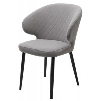 Стул ХИЛТ, цвет B22 Серый, велюр / черный каркас М-City Стул ХИЛТ, цвет B22 Серый, велюр / черный каркас М-City