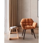 Журнальный столик Leyre металл бежевый