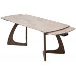 Стол DAKAR 180 GLOSS AMBER JADE SOLID CERAMIC / Орех, ®DISAUR Стол DAKAR 180 GLOSS AMBER JADE SOLID CERAMIC / Орех, ®DISAUR