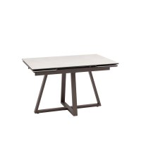 Стол Керас 120-180/80/75, столешница керамика Carmen light grey