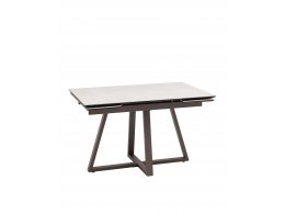 Стол Керас 120-180/80/75, столешница керамика Carmen light grey