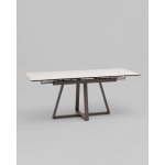 Стол Керас 120-180/80/75, столешница керамика Carmen light grey