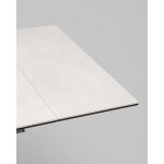 Стол Керас 120-180/80/75, столешница керамика Carmen light grey