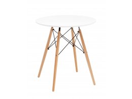 Стол круглый Eames DSW NEW D70 белый