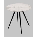 Стол Ники круглый столешница керамика Ice Jade 800