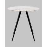 Стол Ники круглый столешница керамика Ice Jade 800