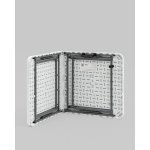 Стол-чемодан складной 122*61*74 см с регулировкой высоты