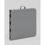 Стол-чемодан складной 122*61*74 см с регулировкой высоты серый