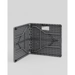 Стол-чемодан складной 152*74*74 серый