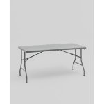 Стол-чемодан складной 152*74*74 серый