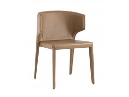 Стул Арманд экокожа коричневый