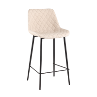 Стул барный Arch экокожа светло-серый