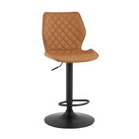 Стул барный Dome экокожа коричневый