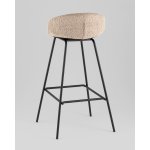 Стул барный Nita букле кофейный