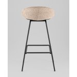 Стул барный Nita букле кофейный