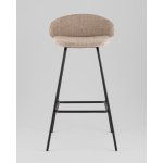 Стул барный Nita букле кофейный