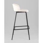 Стул барный Nita букле молочный