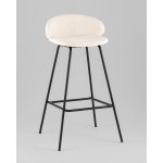 Стул барный Nita букле молочный