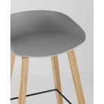 Стул барный LIBRA СЕРЫЙ 2 шт