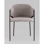 Стул Brace букле серый