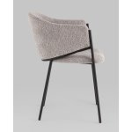 Стул Brace букле серый