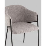 Стул Brace букле серый