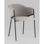 Стул Brace букле серый