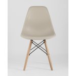 Стул Eames Style DSW бежевый x4 (разборный каркас)