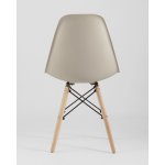 Стул Eames Style DSW бежевый x4 (разборный каркас)
