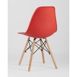 Стул Eames Style DSW красный (разборный каркас)