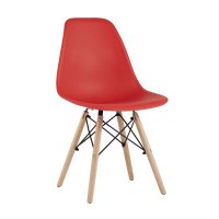 Стул Eames Style DSW красный (разборный каркас)