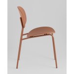 Стул Edie пластик коричневый NP