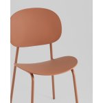 Стул Edie пластик коричневый NP
