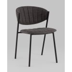 Стул Харпер ткань рогожка тёмно-серый