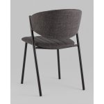 Стул Харпер ткань рогожка тёмно-серый