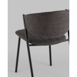 Стул Харпер ткань рогожка тёмно-серый