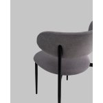 Стул Килиан велюр серый