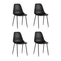 Стул KON черный 4 шт.