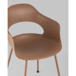 Стул Lady пластик коричневый 4 шт.