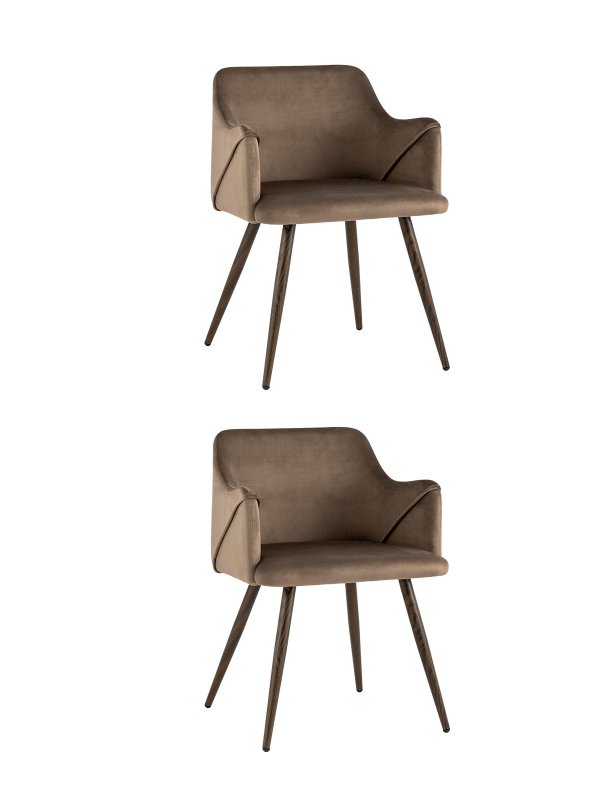 Стул Монарх NEW коричневый 2 шт