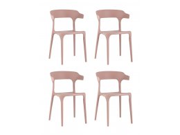 Стул Neo пластик пыльно-розовый 4 шт.