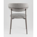 Стул обеденный Ayla серый серые ножки