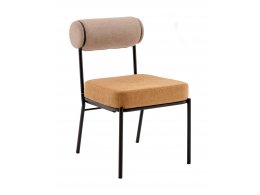 Стул обеденный Ponpoun бежевый терракотовый