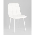 Стул Одди NEW экокожа белый белые ножки