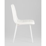 Стул Одди NEW экокожа белый белые ножки