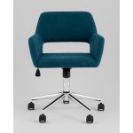 Стул офисный ROSS рогожка синий