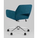 Стул офисный ROSS рогожка синий