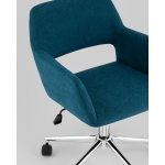 Стул офисный ROSS рогожка синий